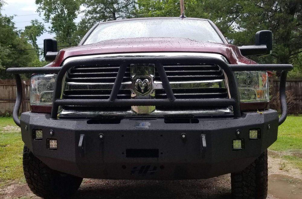Hammerhead 600-56-0433 Dodge Ram 2500/3500/4500/5500 2010-2018 X-Series Front Winch Bumper Full Brushguard-BumperStock