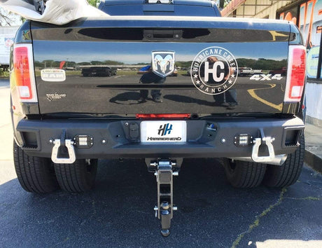 Hammerhead 600-56-0478 Dodge Ram 1500 2009-2018 Flush Mount Rear Bumper with Sensors - BumperStock