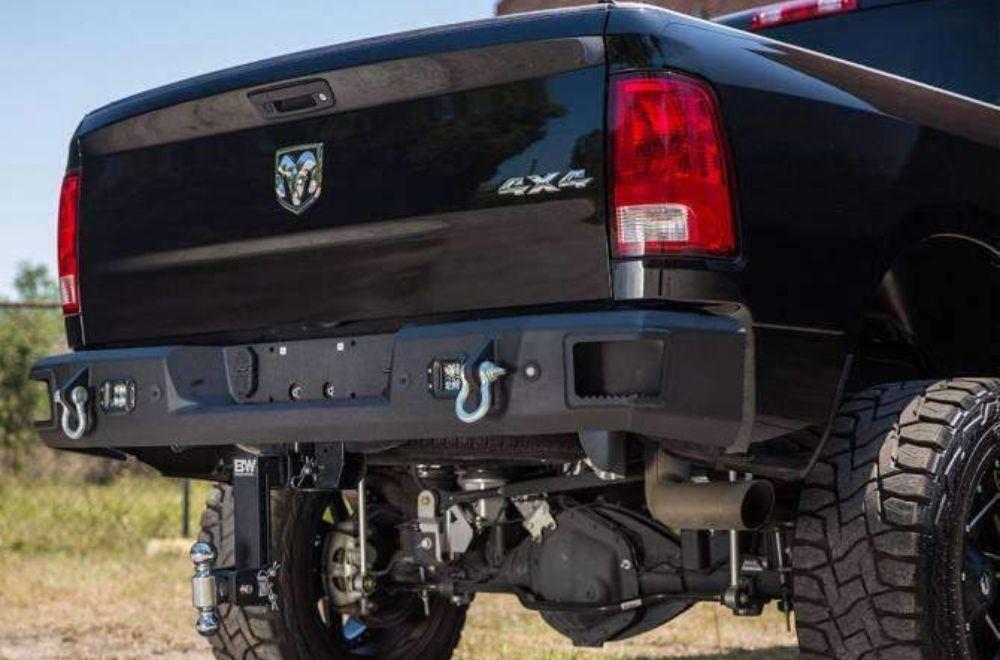 Hammerhead 600-56-0478 Dodge Ram 1500 2009-2018 Flush Mount Rear Bumper with Sensors - BumperStock