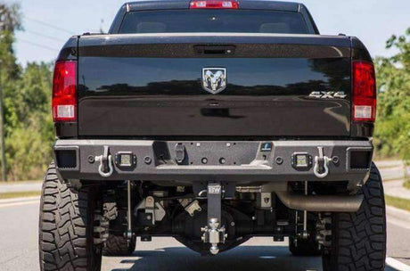 Hammerhead 600-56-0478 Dodge Ram 1500 2009-2018 Flush Mount Rear Bumper with Sensors - BumperStock