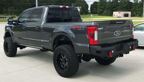 Hammerhead 600-56-0592 Ford F250/F350/F450 2017-2022 Flush Mount Rear Bumper with Sensors - BumperStock
