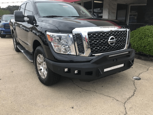 Hammerhead 600-56-0889 Nissan Titan 2016-2019 Front Non-Winch Bumper Formed Pre-Runner - BumperStock