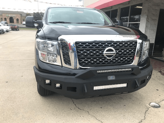 Hammerhead 600-56-0889 Nissan Titan 2016-2019 Front Non-Winch Bumper Formed Pre-Runner - BumperStock