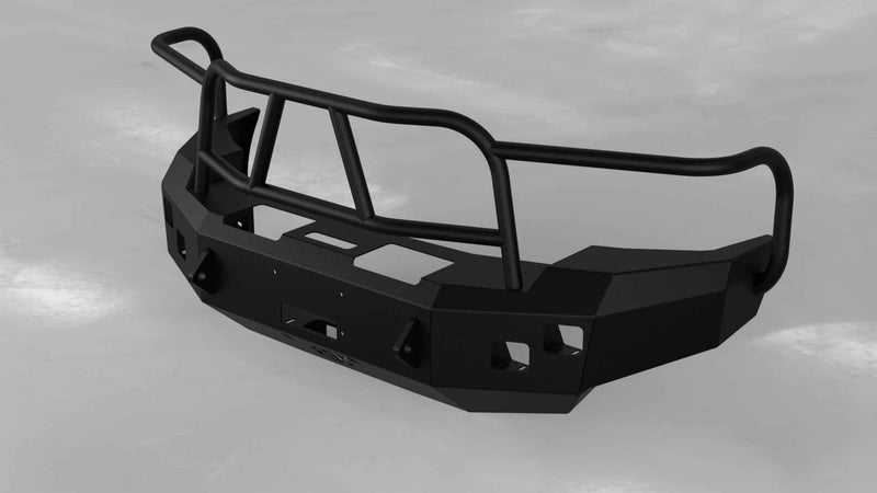 Hammerhead 600-56-0083 Dodge Ram 2500/3500 2003-2005 Front Winch Bumper with Full Brush Guard - BumperStock