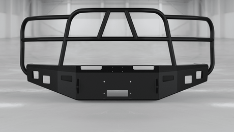 Hammerhead 600-56-0588 Ford F250/F350/F450/F550 2017-2022 Front Winch Bumper with Full Brush Guard - BumperStock