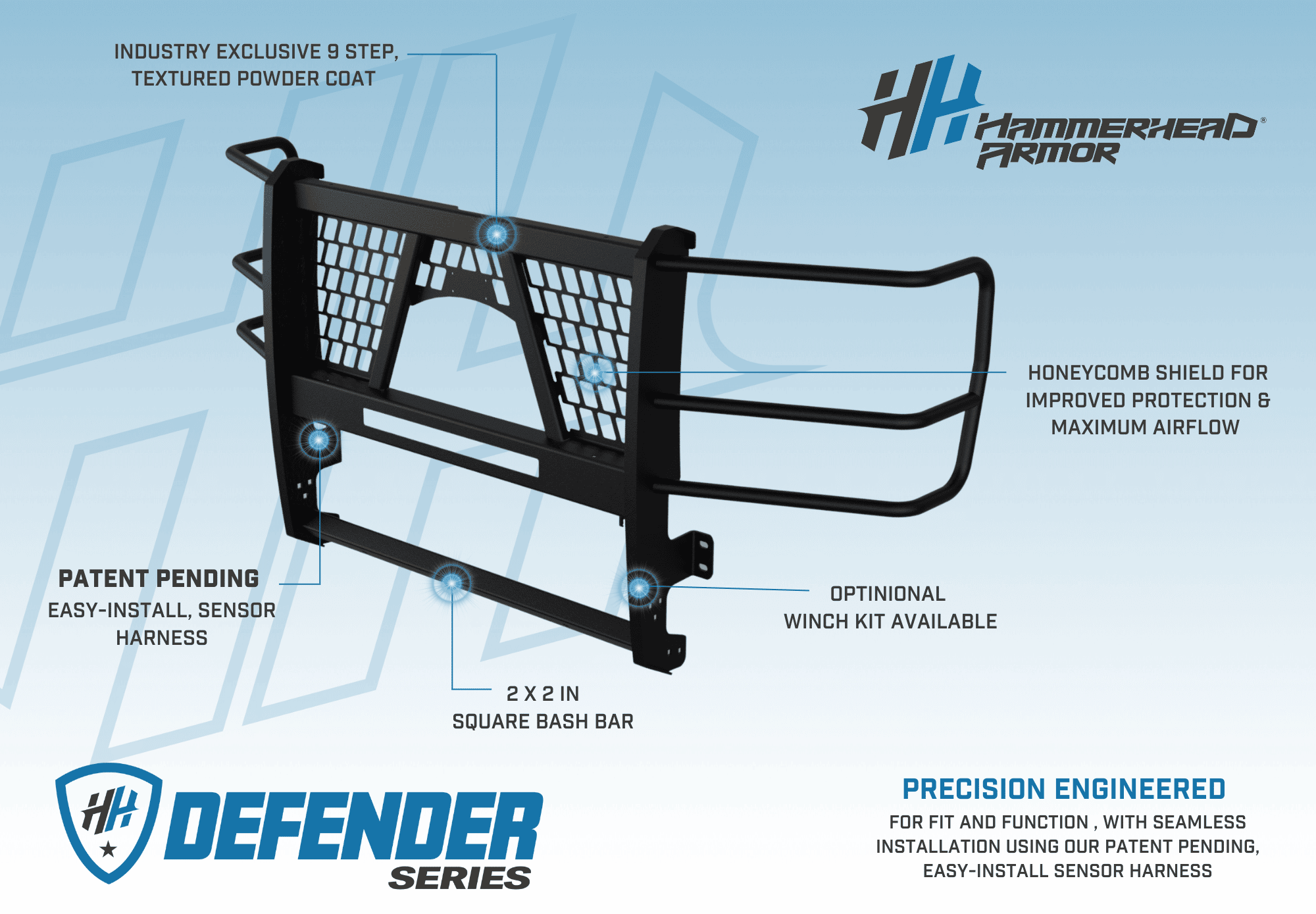 Hammerhead 600-56-1024 Ford F250/F350/F450/F550 Super Duty 2017-2022 D