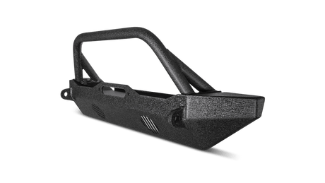 Body Armor JK-19532 Jeep Wrangler 2007-2018 Front Bumper Winch Ready Mid Stubby - BumperStock