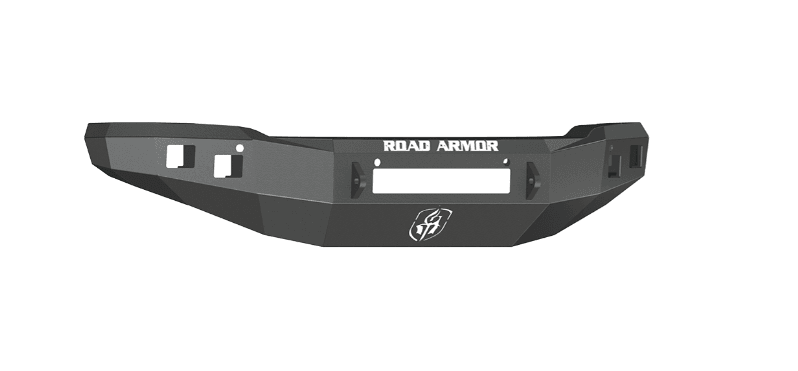 Road Armor 214R0B-NW 2014-2015 GMC Sierra 1500 Stealth Front Non-Winch Bumper Base Guard-BumperStock