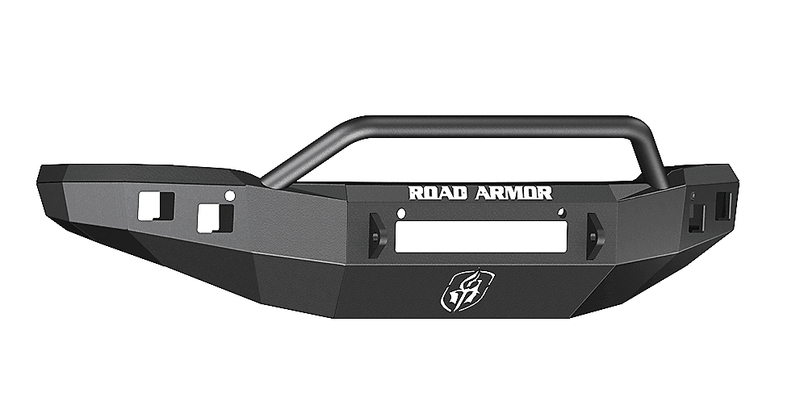 Road Armor 214R4B-NW 2014-2015 GMC Sierra 1500 Stealth Front Non-Winch Bumper Pre-Runner Guard-BumperStock