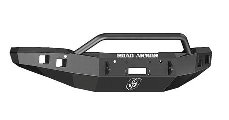 Road Armor 214R4B 2014-2015 GMC Sierra 1500 Stealth Front Winch Bumper Pre-Runner Guard-BumperStock