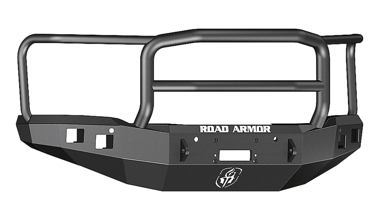 Road Armor 214R5B 2014-2015 GMC Sierra 1500 Stealth Front Winch Bumper Lonestar Guard-BumperStock