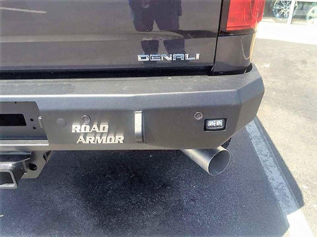 Road Armor 31200B 2015-2019 GMC Sierra 2500/3500 Stealth Rear Winch Bumper - BumperStock