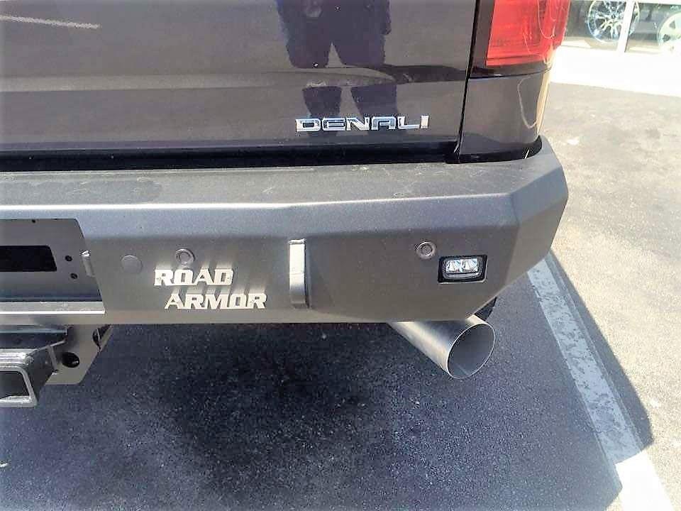 Road Armor 31200B 2014-2018 Chevy Silverado 1500 Stealth Rear Winch Bumper - BumperStock