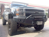 Road Armor 314R4B 2014-2015 Chevy Silverado 1500 Stealth Front Winch Bumper Pre-Runner Guard-BumperStock