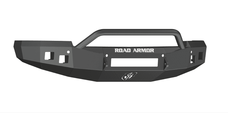 Road Armor 314R4B-NW 2014-2015 Chevy Silverado 1500 Stealth Front Non-Winch Bumper Pre-Runner Guard-BumperStock