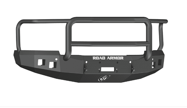 Road Armor 314R5B 2014-2015 Chevy Silverado 1500 Stealth Front Winch Bumper Lonestar Guard-BumperStock