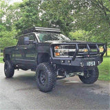 Road Armor 315R2B 2015-2019 Chevy Silverado 2500/3500 Stealth Front Winch Bumper Titan II Guard-BumperStock