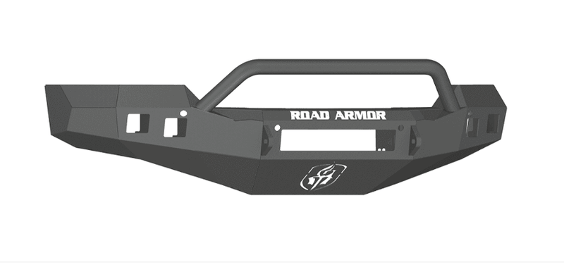Road Armor 316R4B-NW 2016-2018 Chevy Silverado 1500 Stealth Front Non-Winch Bumper Pre-Runner Guard-BumperStock