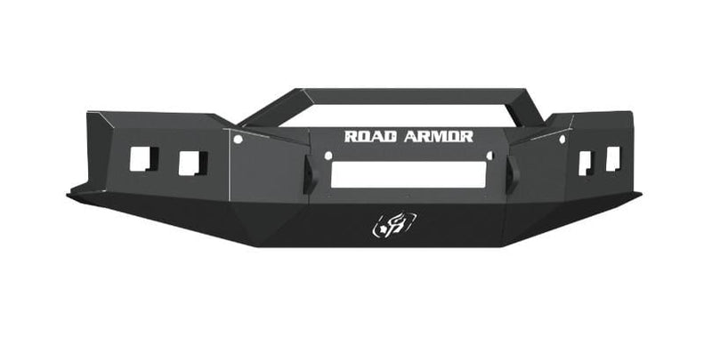 Road Armor 3191F3B-NW 2019-2021 Chevy Silverado 1500 Stealth Front Non-Winch Bumper Sheet Metal Pre-Runner Guard - BumperStock
