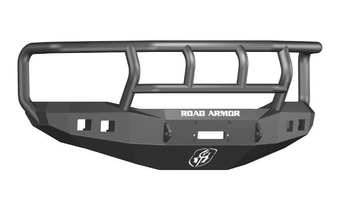 Road Armor 406R2B 2006-2009 Dodge Ram 2500/3500/4500/5500 Stealth Front Winch Bumper Titan II Guard-BumperStock