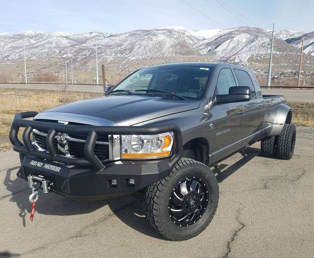 Road Armor 406R2B 2006-2009 Dodge Ram 2500/3500/4500/5500 Stealth Front Winch Bumper Titan II Guard-BumperStock