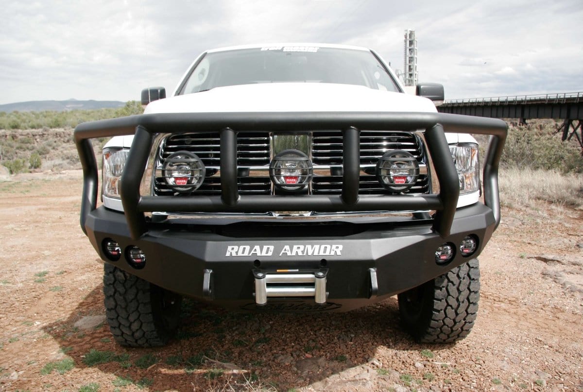 Road Armor Stealth 40802B 2010-2018 Dodge Ram 2500/3500 Winch Front ...