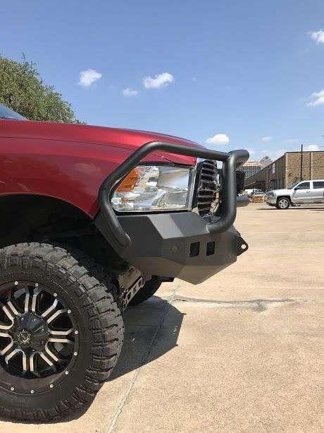 Road Armor 413F5B-NW 2013-2018 Dodge Ram 1500 Stealth Front Non-Winch Bumper Lonestar Guard - BumperStock