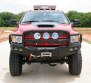 Road Armor 44035B 2002-2005 Dodge Ram 1500 Stealth Front Winch Bumper Lonestar Guard-BumperStock