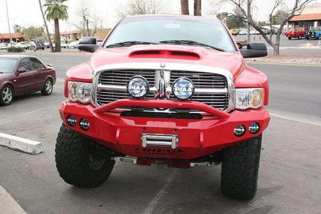 Road Armor 44044B 2003-2005 Dodge Ram 2500/3500 Stealth Front Winch Bumper Pre-Runner Guard-BumperStock