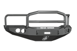 Road Armor Stealth 44065B 2006-2009 Dodge Ram 2500/3500/4500/5500 Winch Front Bumper with Lonestar Guard and Round Light Cutouts - BumperStock