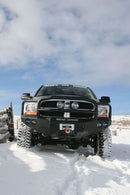 Road Armor Stealth 44065B 2006-2009 Dodge Ram 2500/3500/4500/5500 Winch Front Bumper with Lonestar Guard and Round Light Cutouts - BumperStock