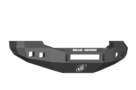 Road Armor Stealth 605R0B-NW 2005-2007 Ford F250/F350/F450/Excursion Non-Winch Front Bumper with Square Light Cutouts - BumperStock