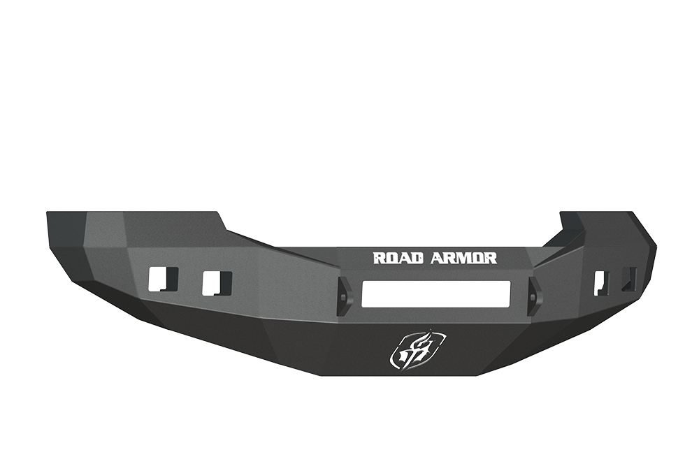 Road Armor Stealth 605R0B-NW 2005-2007 Ford F250/F350/F450/Excursion Non-Winch Front Bumper with Square Light Cutouts - BumperStock