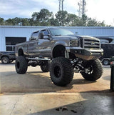 Road Armor Stealth 605R0B-NW 2005-2007 Ford F250/F350/F450/Excursion Non-Winch Front Bumper with Square Light Cutouts - BumperStock