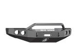 Road Armor Stealth 60804B 2008-2010 Ford F250/F350/F450 Winch Front Bumper with Pre-Runner Guard and Round Light Cutouts - BumperStock