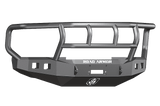 Road Armor Stealth 608R2B 2008-2010 Ford F250/F350/F450 Winch Front Bumper with Titan II Guard and Square Light Cutouts - BumperStock