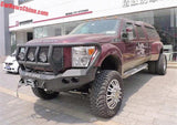 Road Armor Stealth 61102B 2011-2016 Ford F250/F350 Winch Front Bumper with Titan II Guard and Round Light Cutouts - BumperStock