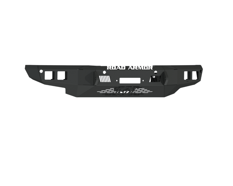 Road Armor Stealth 6213F10B 2021-2022 Ford Bronco Stealth Base Front Bumper With Recessed Winch - BumperStock