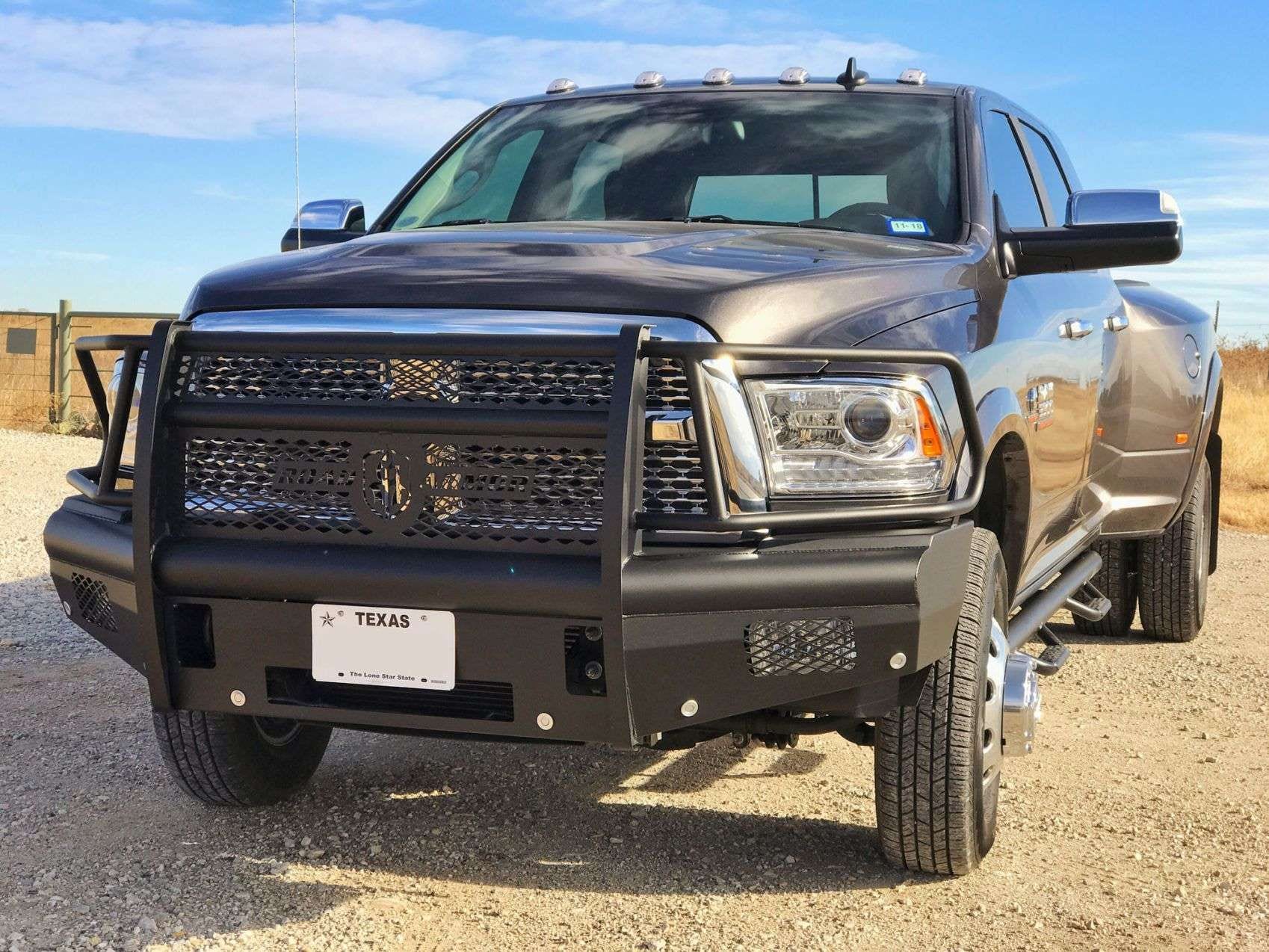 F150 Emblem Auto Dynasty Front Bumper Brush Guard For 2010-2018 F150 Emblem Auto Dynasty Front Bumper Brush Guard For 2010-2018
