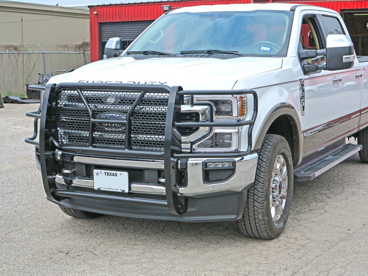 Chrome Front Grille For 2017-2019 Ford F-250 F-350 F-450 Super Duty – Direct Replacement HC3Z8200CC