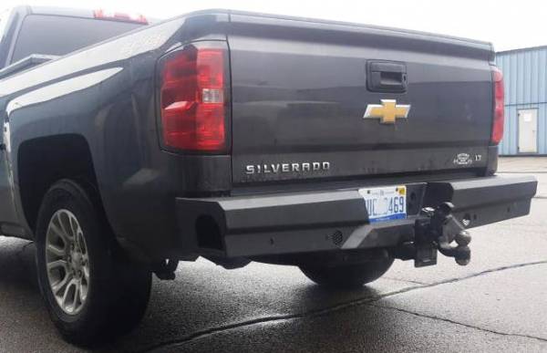 Steelcraft 65-20420 2014-2018 Chevy Silverado 1500 HD Elevation Rear Bumper - BumperStock
