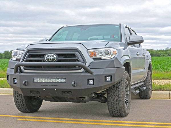 Steelcraft 71-13420HP 2016-2023 Toyota Tacoma Fortis Front Bumper - BumperStock