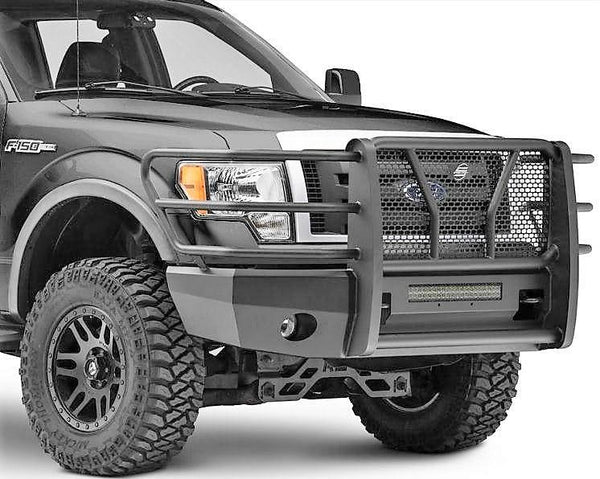 Steelcraft AL60-11360 2009-2014 Ford F150 HD Elevation Aluminum Front Bumper - BumperStock