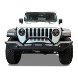 TrailFX JL01T 2018-2022 Jeep Wrangler JL Front Winch Bumper - BumperStock