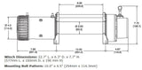 WARN 68500 9.5xp Truck Winch 9.5K - BumperStock
