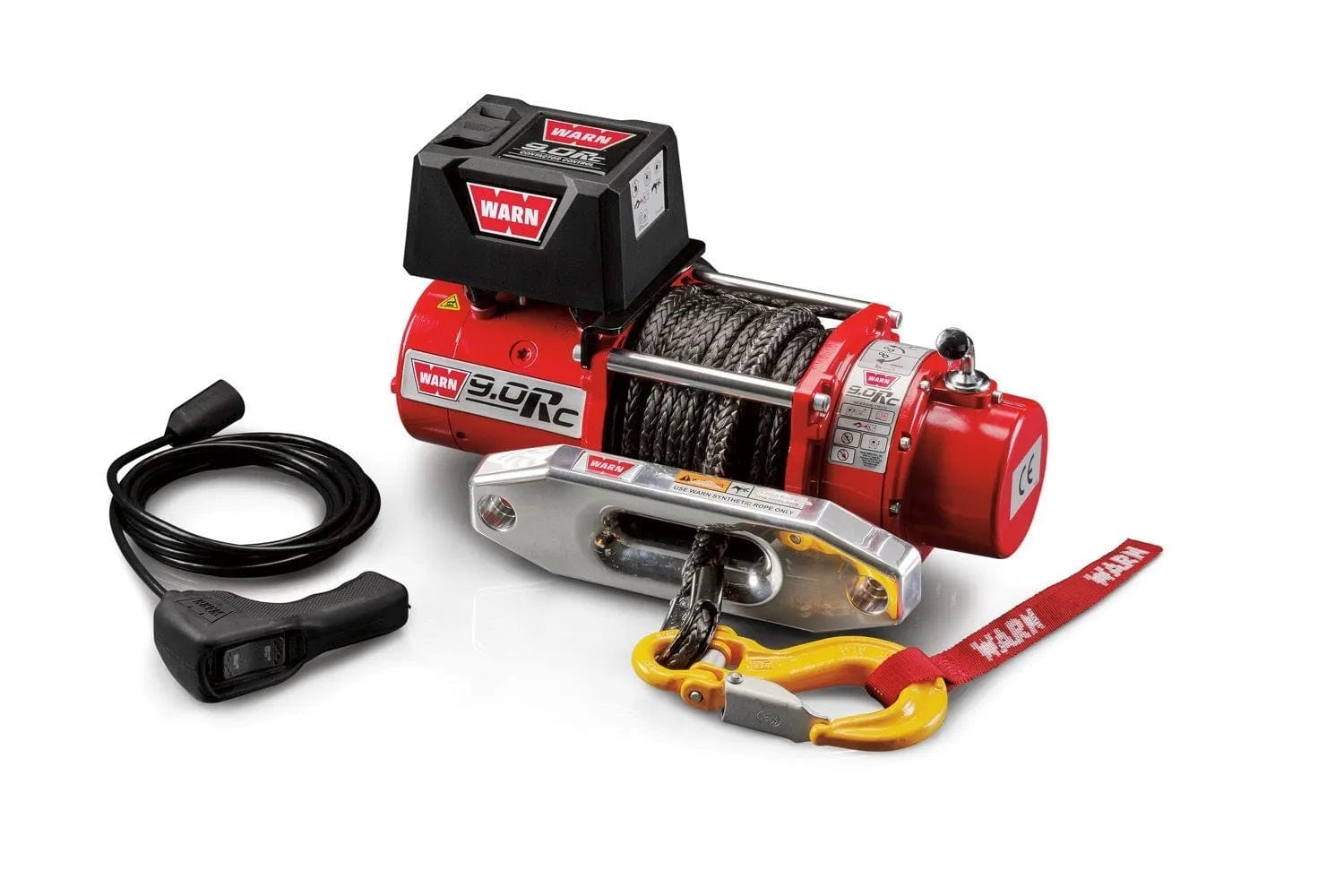 WARN 71550 9.0Rc Truck Winch 9k Synthetic - BumperStock