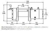 WARN 71550 9.0Rc Truck Winch 9k Synthetic - BumperStock
