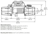 WARN 89305 ZEON 8-S Truck Winch 8K Synthetic - BumperStock