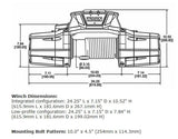 WARN 92815 ZEON Platinum 10K-S Winch Synthetic - BumperStock
