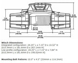 WARN 95960 ZEON Platinum 12K-S Winch - BumperStock